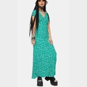 Obey jade maxi floral dress